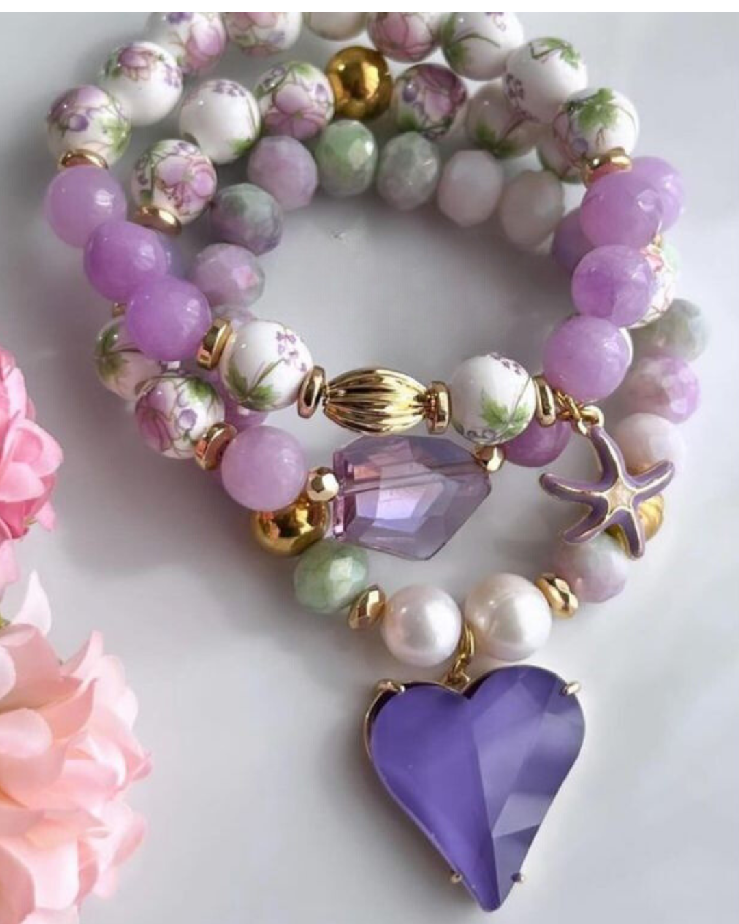 Chinoise Lavender Bracelet